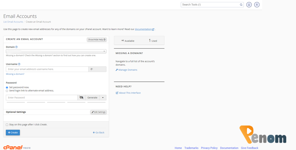 Create an Email Account