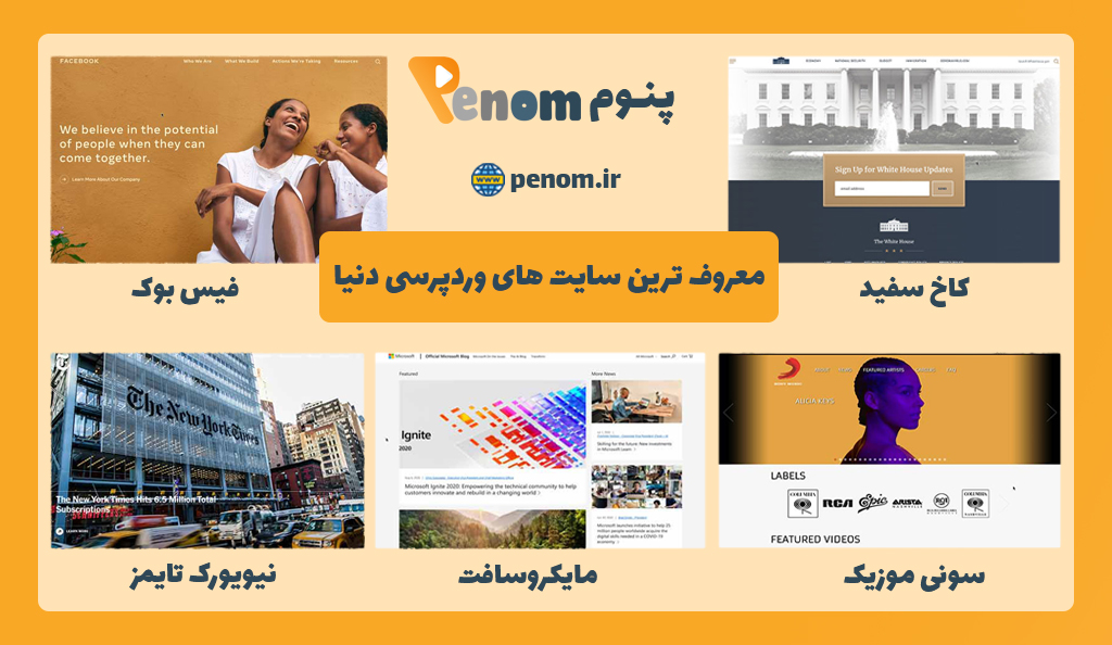 معروف ترین سایت های وردپرسی دنیا